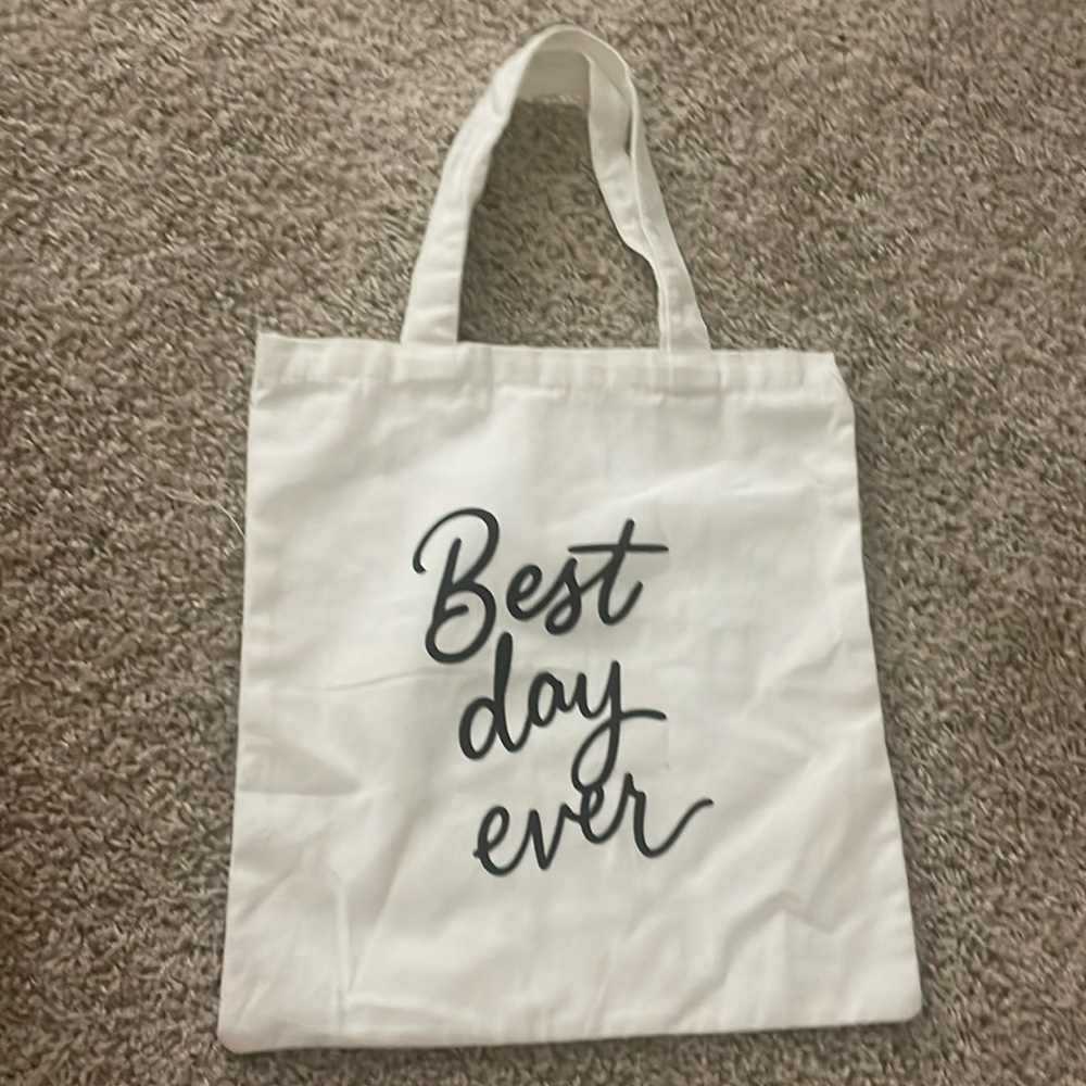 Best day ever tote bag